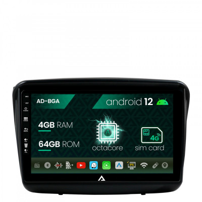Navigatie Mitsubishi L200 Pajero Sport, Android 12, A-Octacore 4GB RAM + 64GB ROM, 9 Inch - AD-BGA9004+AD-BGRKIT278 foto