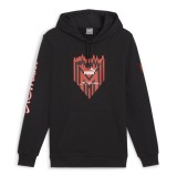 AC Milan hanorac de bărbați cu glugă FtblIcons black - S, Puma