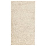 Cumpara ieftin Covor pufos &quot;PAMPLONA&quot; cu fire inalte, auriu modern, 60x110 cm
