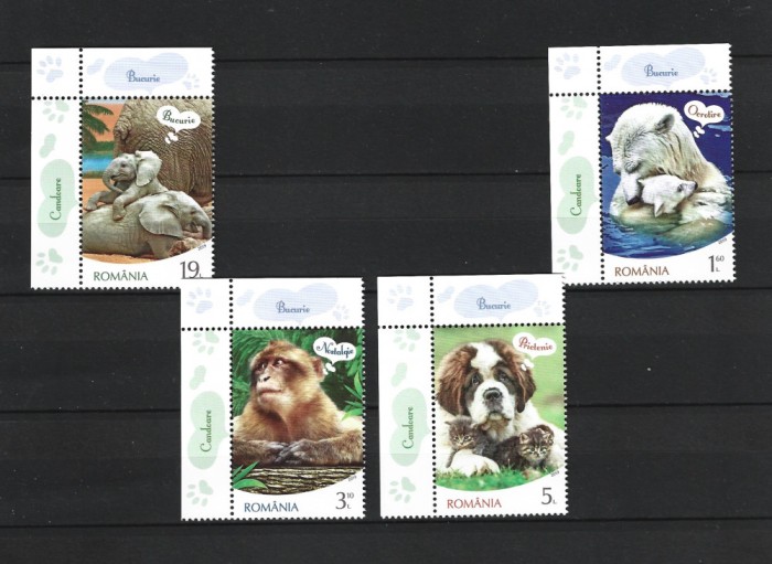 ROMANIA 2019 - EMOTIILE ANIMALELOR, MNH - LP 2262