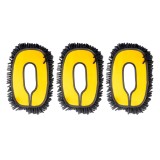 Set 3 huse de schimb pentru perie telescopica 04333, 33x20 cm, reutilizabile si lavabile, pentru spalatorii auto si detailing, AMiO