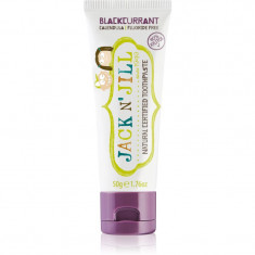 Jack N’ Jill Natural pasta de dinti naturala pentru copii aroma Blackcurrant 50 g