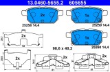 ATE 13.0460-5655.2 set placute frana,frana disc