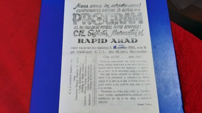 program CIL Sighet - Rapid Arad foto