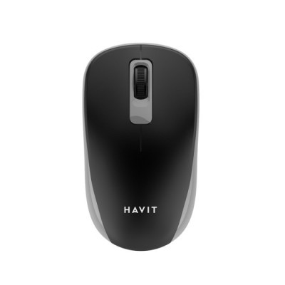 Mouse Fara Fir 2.4GHz, 1200 DPI - Havit (MS626GT) - Black / Gray foto