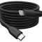 Cablu USB 2.0 DIGITUS 2m USB-C la Lightning, negru, 60W, nichelat