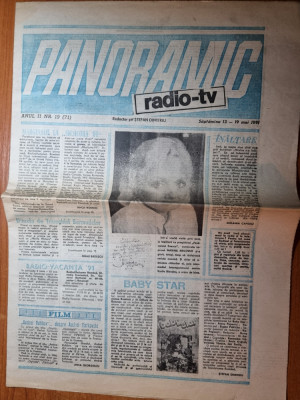 panoramic radio-tv 13 - 19 mai 1991- art marina krilovici foto