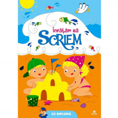 Carte pentru copii Invatam sa scriem Editura Kreativ, 32 pagini, 3-6 ani