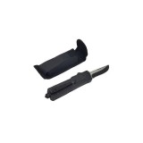 Cutit briceag deschidere a lamei automata pe buton, lama otel, dispozitiv spart geam, negru n566