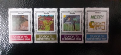 Samoa-Craciun 1994-serie completa - nestampilate MNH(W 2) foto