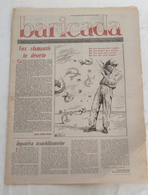 Ziarul BARICADA (8 mai 1990) Anul I nr. 17 foto