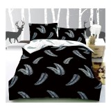 Cumpara ieftin Lenjerie de Pat 4 Piese - Bumbac Satinat - DNA83