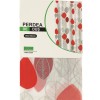 Perdea pentru dus si cada, imprimeu frunze multicolore, dimensiune 180 x 180 cm