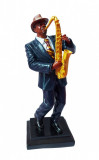 Cumpara ieftin Statueta decorativa, Saxofonist, 27 cm, 18003S