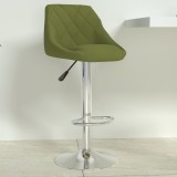 Cumpara ieftin Scaun de bar, verde deschis, catifea