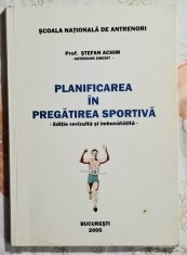 Planificarea in pregatirea sportiva - Prof. Stefan Achim foto