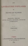 LES LITTERATURES POPULAIRES DE TOUTES LES NATIONS , TOME XXXI , 1894