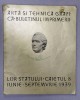 Arta si Tehnica Grafica 1939, Caiet 8, Stefan Popescu, Gravuri Originale, Marin Iorda, Revista Veche, Bibliofilie
