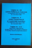 Legea fondului funciar (18) * Legea Cadastrului și a publicității imobiliare (7)