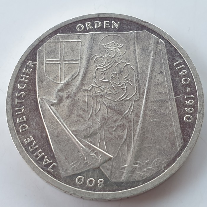 Germania 10 marci / mark 1990 argint