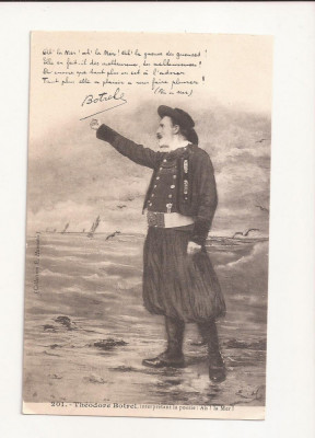 FV2-Carte Postala- FRANCE -Theodor Botrel, necirculata 1900-1905 foto