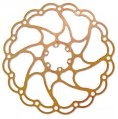 Disc Frana Alligator Aries Otel 160mm IS6 80gr Auriu Cod:525170150RM