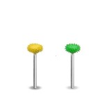 Raspel Rotosaw diametru 9,5 mm, coada 3,2mm, Granulatie Saburr Foarte FINA - Alba