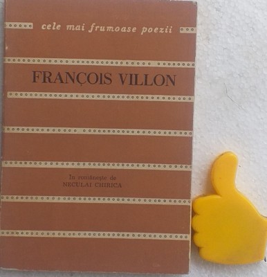 Balade Francois Villon foto