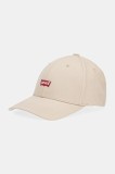 Levi&#039;s șapcă culoarea bej, cu imprimeu, D7723-0025