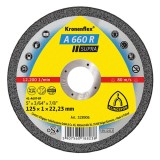 Disc debitare inox si otel, Klingspor A 660 R Supra, 125 x 22.23 x 1 mm