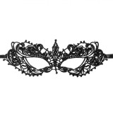 Masca Deghizare Gothic Dantela Neagra 19x7cm