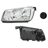 Far Skoda Fabia (6Y), 04.2000-03.2007, fata, Stanga, H3+H7+PY21W+W5W; electric; insertie crom; fara motoras, Depo
