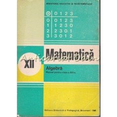 Matematica. Manual Pentru Clasa a XII-a - Ion D. Ion