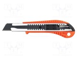 Cuțit universal 18mm cu dispozitiv de blocare lamă BLACK TIGER - SOLID TOOLS