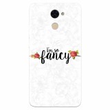Husa silicon pentru Huawei Enjoy 7 Plus, Im So Fancy Floral