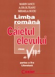 Cumpara ieftin Caietul elevului clasa a VII-a. Limba rom&acirc;nă / Literatura, Corint