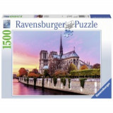 Puzzle pictura notre dame 1500 piese, Ravensburger
