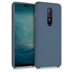 Husa pentru OnePlus 6, Silicon, Albastru, 46122.202