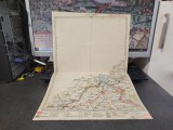 Hartă Rom&acirc;nia Color M.D. Moldoveanu (c. 1928) - Carei, Valea lui Mihai, Ac&acirc;ș, Scara 1:300.000
