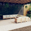 Set mobilier relaxare gradina perne 11piese lemn pin maro miere GartenMobel Dekor, vidaXL