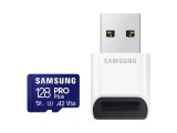 Card memorie Samsung microSD PRO Plus MB-MD128SB/WW 128GB + reader &quot;MB-MD128SB/WW&quot; (timbru verde 0.03 lei)