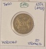 284 Maroc, Morocco, 20 Francs 1371, 1952, Y#50, Africa