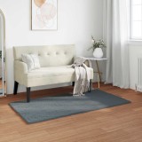 vidaXL Covor din Blană Faux de Iepure Olite Antracit 80 x 150 cm 42021764