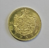 Replica după celebra monedă de aur de 1 ban 1883 și 1888. Citit bine descrierea.