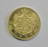 Replica dupa celebra moneda de aur de 1 ban 1883 si 1888