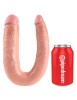 Dildo Realistic Double Trouble Large, Natural, 44.5 cm