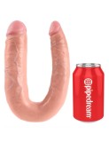 Dildo Realistic Double Trouble Large, Natural, 44.5 cm