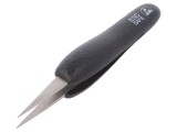Pensetă ESD IDEAL-TEK 120mm, v&acirc;rf ascuțit, cod 00.SA.DN.6