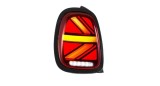 Set lampi spate, stopuri Mini Hatch/Clubman, 02.202019, montare spate, stanga+dreapta, indicator dinamic; cu animatii; LED; rama neagra, rosu;
