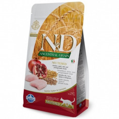 Farmina N&amp;D cat AG adult, neutered, chicken, spelt, oats &amp; pomegranate 5 kg